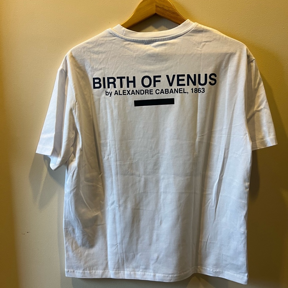 Zara White Tee with Birth of Venus  Print - Picture 4 of 5